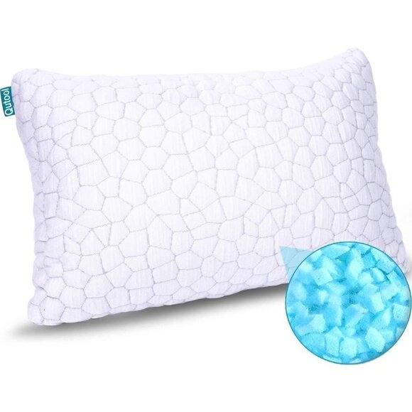 Cooling Bed Pillows for Sleeping Shredded Memory Foam Pillows (Pack of 1) - Picture 1 of 9
